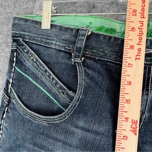 F-ITALIA Mens Slim Fit Streetwear Jeans Denim Cotton Size 32 - Picture 9 of 13